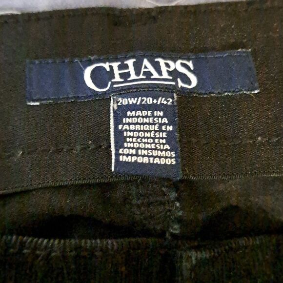 CHAPS Stylish Black Pants size 20W - Picture 3 of 6